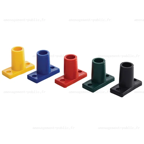 Fixation en polyamide pour corde et filet de structure de jeu
